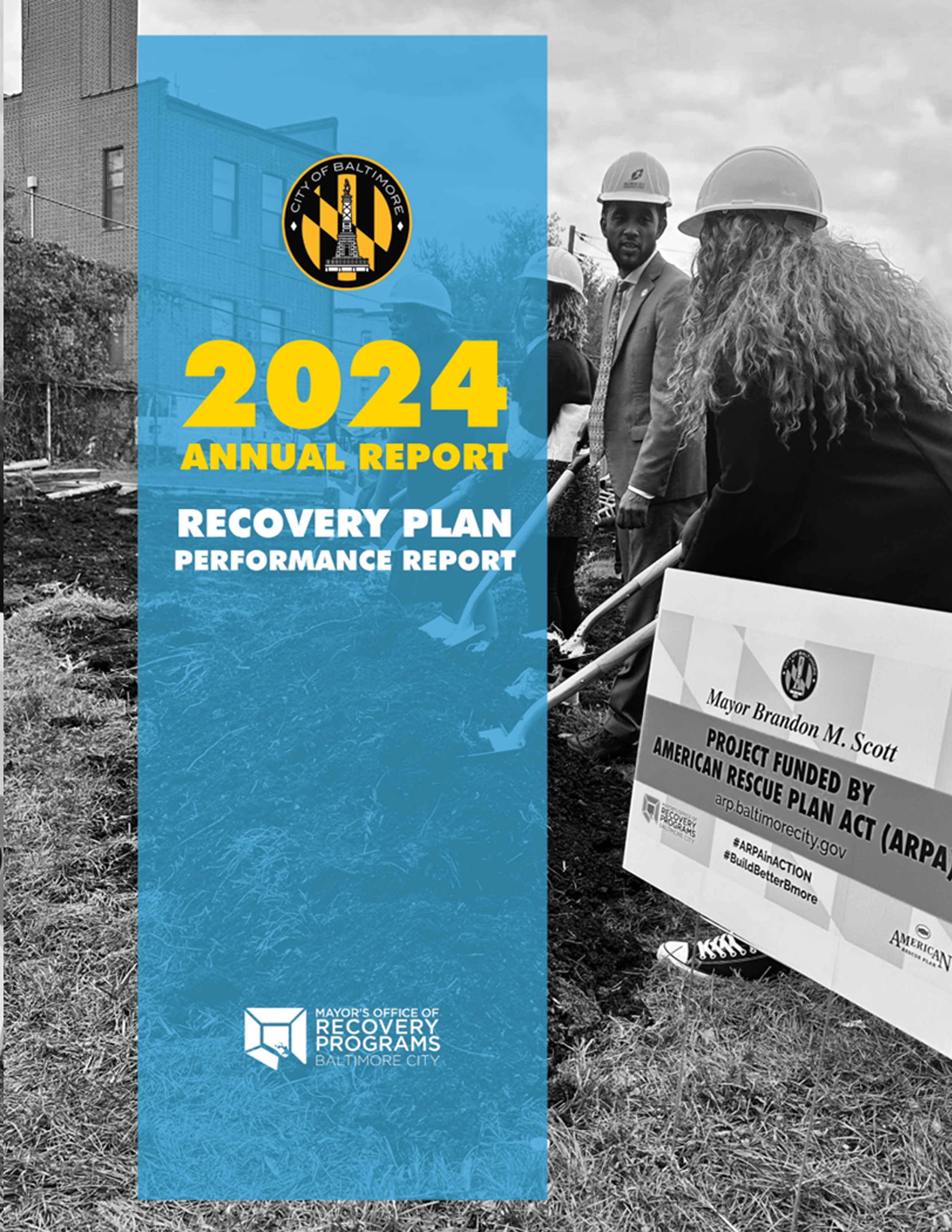 2024 ARPA Baltimore Treasury Recovery Plan Cover